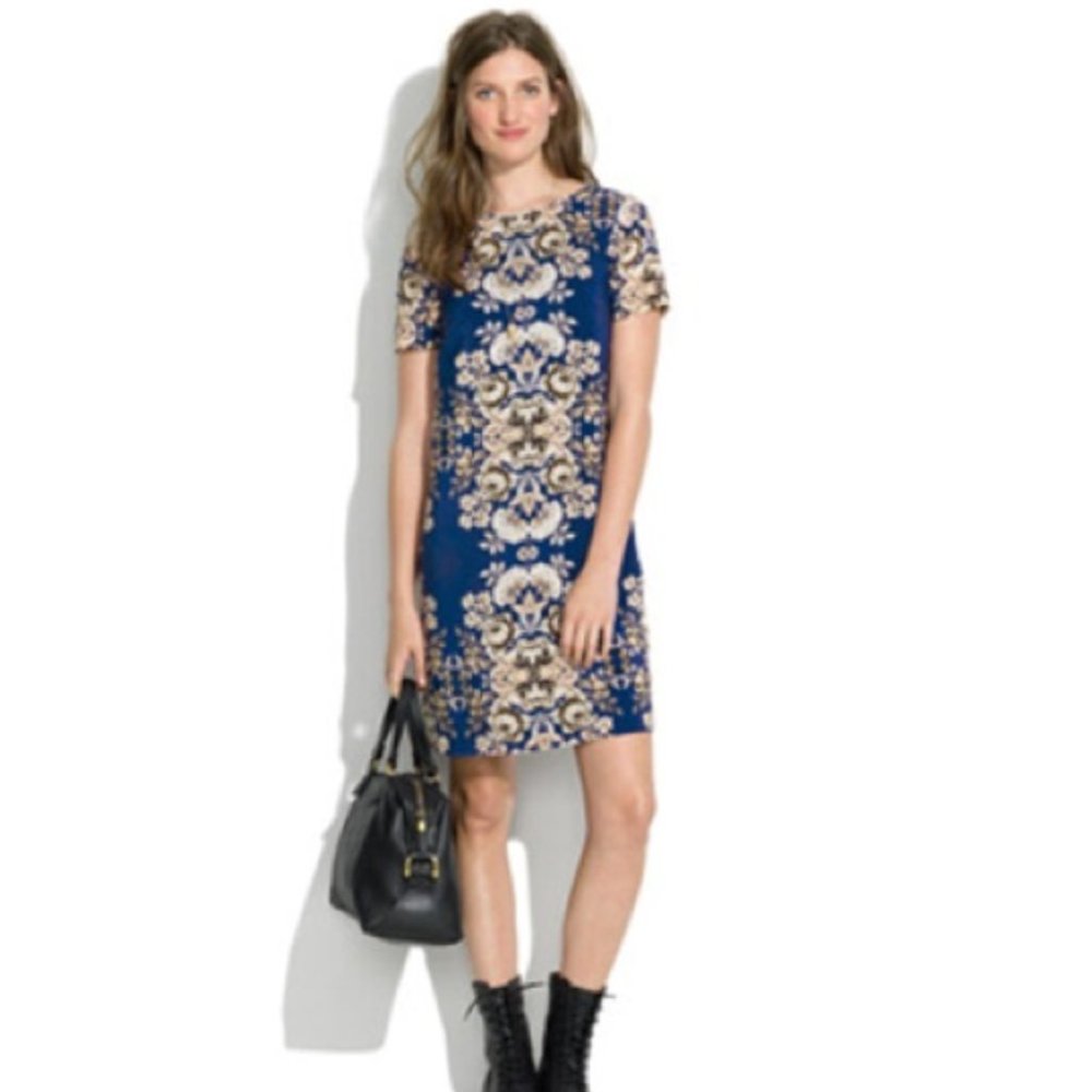 Madewell Floral Pixelbloom Dress Size Small